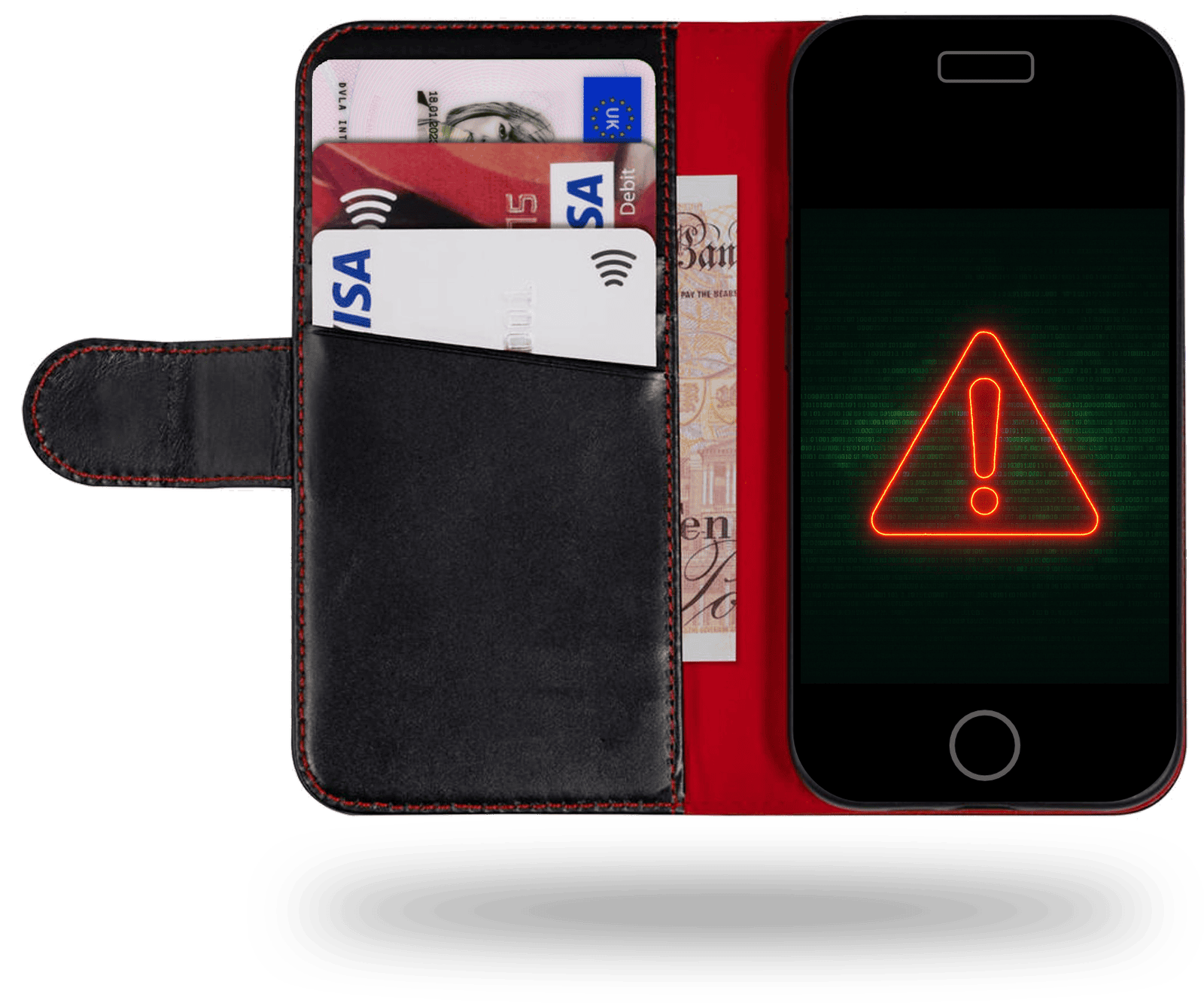 mobile phone wallet risk